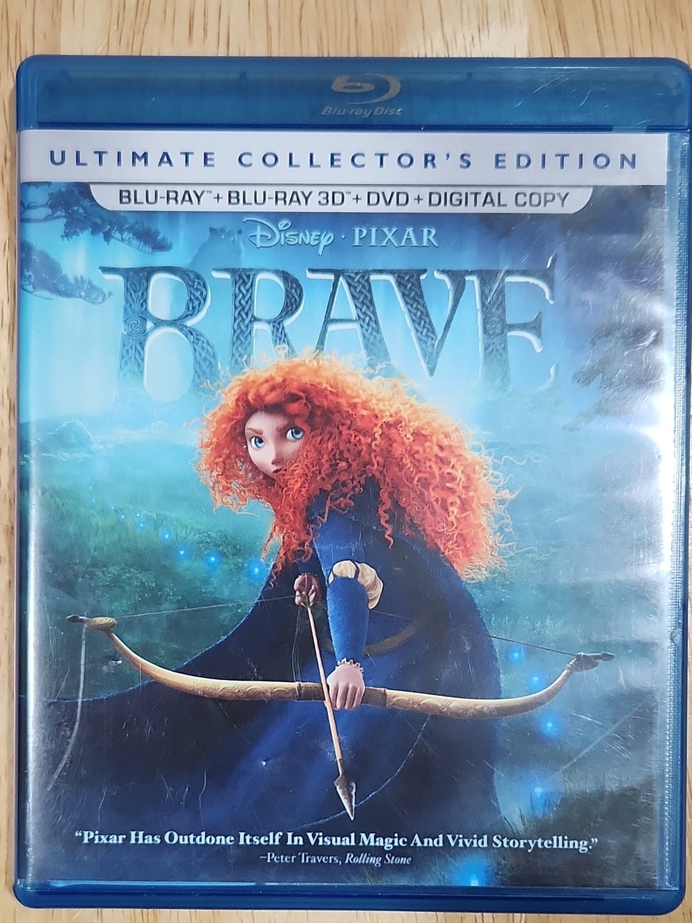 Disney Pixar Brave Bluray 3D 5 Disc Ultimate Collector's Edition